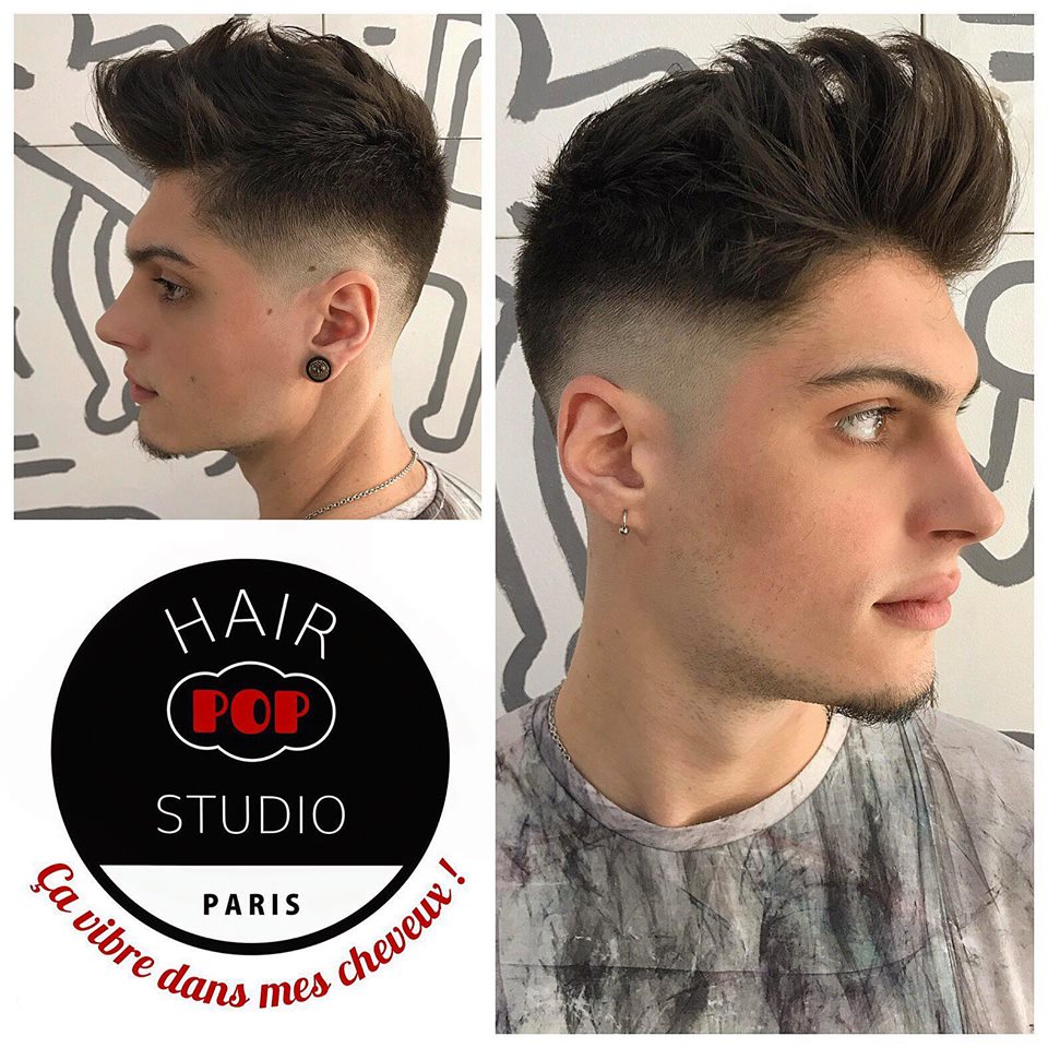Coiffure esprit rock