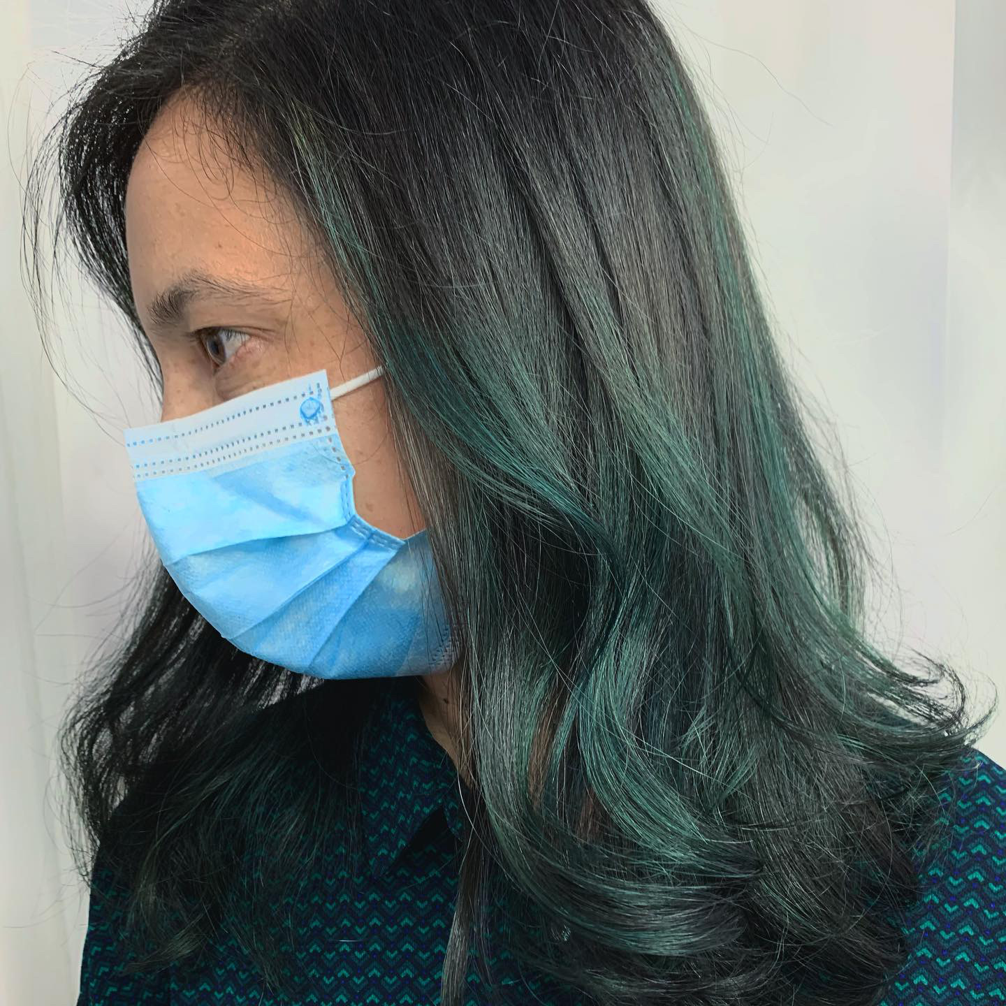 Ombré Green Hair  